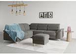 Ecksofa SIT & MORE "Sinatra L-Form", grau, B:251cm H:85cm T:231cm, 90% Polyester, 10% Polyamid, Sofas, Ecksofa, optional mit Kopfteilverstellung und Armteilfunktion