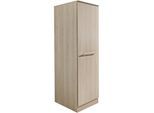 Seitenschrank WIHO KÜCHEN "Filo", beige (front und korpus: vicenza eiche hell), B:50cm H:165cm T:57cm, Schränke, Seitenschrank, 50 cm breit