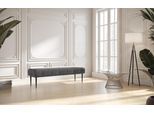 2,5-Sitzer HOME AFFAIRE "Amber", grau, B:139cm H:52cm T:54cm, 90% Polyester, 10% Polyamid, Sofas, 2 5-Sitzer, mit Knopfheftung,in verschieden Stoffarten