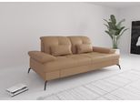 2,5-Sitzer SIT & MORE "Amica, inkl. Sitztiefenverstellung und Armteilverstellung", cappuccino, B:202cm H:90cm T:122cm, Sofas, 2 5-Sitzer, wahlweise mit Kopfteilverstellung und Bettfunktion