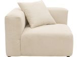 Sofa-Eckelement HOME AFFAIRE "Gerrid", beige (creme), B:108cm H:69cm T:108cm, 100% Polyester, Polsterelemente, Sofa-Eckelement, Cord-Bezug, Modul-Eckelement, auch einzeln stellbar