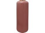 Bodenvase KAYOOM "Bodenvase Art Deco 205", rosa (rosa, goldfarben), B:30cm H:81cm T:30cm Ø:30cm, Metall, Vasen, Bodenvase