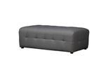 Polsterhocker HOME AFFAIRE "Nosia", grau (anthrazit), B:120cm H:47cm T:70cm, 100% Polyester, Hocker, Polsterhocker, passend zur Serie
