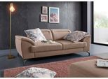 2,5-Sitzer SIT & MORE "Percy", beige, B:207cm T:112cm, Sofas, 2 5-Sitzer, 15 cm Fußhöhe, Sitztiefenverstellung, wahlweise Kopfteilverstellung