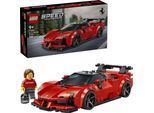 Konstruktionsspielsteine LEGO "Ferrari SF90 XX Stradale Sportwagen (77254), LEGO Speed Champions", rot, Spielbausteine, Kinder, Kunststoff, Konstruktionsspielsteine, Made in Europe