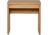 Schreibtisch JAHNKE "CU-LIBRE 80", montana eiche, montana eiche, montana eiche, B:79cm H:76cm T:44cm, Tische, Schreibtisch, Schreib-oder Konsolentisch mit Schublade, Breite ca. 79 cm