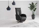 TV-Sessel SIT & MORE "Juma, inkl. Drehfunktion & Kopfteilverstellung", schwarz, B:75cm H:110cm T:82cm, Sessel, TV-Sessel, Höhe Armlehne 66 cm, wahlweise mit Aufstehhilfe, 2 Motoren und Akku
