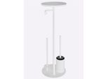 Badaccessoire-Set HEINE HOME, weiß, Chrom, Glas, Badaccessoires-Sets, Badaccessoire-Set