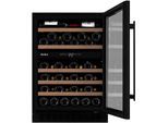 AMICA Einbauweinkühlschrank "WK 341 118 S", Energieeffizienz: F, schwarz, B:59,5cm H:88cm T:61,5cm, Weinkühlschränke, Einbauweinkühlschrank