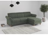 Ecksofa HOME AFFAIRE "Glendale, L-Form", jungle, B:253cm H:84cm T:166cm, 90% Polyester, 10% Polyamid, Sofas, Ecksofa, inkl. Kopfteilverstellung, wahlweise mit Vorziehsitz und Bettkasten