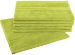 Gaestehandtuecher DYCKHOFF "Siena", grün (apfel), B:30cm L:50cm, Frottier, Obermaterial: 100% Baumwolle, Handtücher, Gaestehandtuecher, mit Bordüre