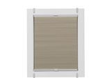 Wabenplissee SUNLINES "One Size Style Honeycomb VD", beige (sand, grau, grau), B:115cm H:130cm, Obermaterial: 85% Polyester, 15% sonstige Fasern, Plissees, Wabenplissee, Zubehörfarbe grau, zum Klemmen
