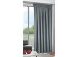 Vorhang HOMING "Bernd" Gr. 1, grau (anthrazit), B:140cm H:245cm, Polyester, Gardinen, Vorhang, Fertigschal