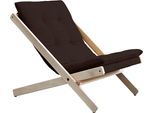 Klappstuhl KARUP DESIGN "Boogie", braun (braun, natur), Stühle, Klappstuhl, Bezugsqualität 1