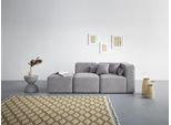 3-Sitzer HOME AFFAIRE "Sundstrup", grau, B:233cm H:76,5cm T:93cm, 100% Polyester, Sofas, 3-Sitzer, Modulserie, individuelle Zusammenstellung