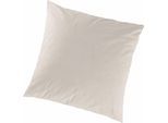 Kissenbezug PRIMERA "Primera Mako-Feinjersey Kissenbezug im Doppelpack", beige, B:40cm L:40cm, Feinjersey, Obermaterial: 100% Baumwolle, Kissenbezüge, Kissenbezug, In vielen Uni-Tönen