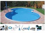 Achtformpool MY POOL BWT "SYDNEY 3", weiß, B:360cm H:120cm L:625cm, Schwimmbecken, Achtformpool, in verschiedenen Größen erhältlich