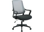 Bürostuhl OTTO HOME "Imperia, komfortabler Schreibtischstuhl", grau (grau, schwarz, schwarz, schwarz), B:61cm H:106cm T:66cm, Stühle, Bürostuhl, im modernen Design