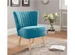 Sessel HOME AFFAIRE "Campi", blau (petrol), B:64cm H:81cm T:66cm, Luxus-Microfaser (100% Polyester), Sessel, Sessel, in verschiedenen Farben verfügbar, frei im Raum stellbar