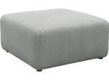 Polsterhocker HOME AFFAIRE "Gerrid", grau (hellgrau), B:85cm H:42cm T:85cm, 100% Polyester, Hocker, Polsterhocker, Cord-Bezug, passend zur Modulserie "Gerrid"