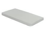Spannbettlaken IRISETTE "Neptun 5", silber (silberfarben), B:100cm L:200cm, Interlock-Jersey, Obermaterial: 100% Baumwolle, Bettlaken, Spannbettlaken