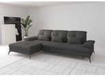 Ecksofa SIT & MORE "Amica, L-Form, inkl. Sitztiefenverstellung & Armteilverstellung", braun (mocca), B:279cm H:90cm T:185cm, Sofas, Ecksofa, wahlweise mit Bettfunktion, Bettkasten und Kopfteilverstellung