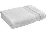 Saunatuch CHRISTY "Organic", weiß, B:90cm L:150cm, Walkfrottier, Obermaterial: 100% Baumwolle, Handtücher, Saunatuch, Luxus Handtuch 550g/m² - 100% Bio-Baumwolle, 90 x 150, 1 St.