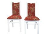 Esszimmerstuhl, rot (rot, weiß, rot), B:45cm H:95cm T:49cm, HOFMANN LIVING AND MORE, Stühle, Esszimmerstuhl