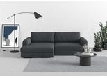 Ecksofa TRENDMANUFAKTUR "Bourbon, Mega Designsofa mit tollem Sitzkomfort, Breite 250cm, L-Form", grau (anthrazit), B:250cm H:84cm T:176cm, 100% Polyester, Sofas, Ecksofa, extra tiefe Sitzfläche, wahlweise mit Sitztiefenverstellung