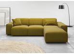 Ecksofa HOME AFFAIRE "Glimminge L-Form, Breite 264cm, auch in Cord + Easy care-Bezug", grün (pistazie), B:264cm H:71cm T:191cm, 95% Polyester, 5% Nylon, Sofas, Ecksofa, Breite 264, Zierkissen