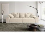 Big-Sofa WERK2 "Maxi B, Mega Sofa mit viel Platz, Breite 290 cm, pflegeleichte Bezüge", beige (natur), B:290cm H:78cm T:132cm, 90% Polyester, 10% Nylon, Sofas, Big-Sofa, Maximaler Kuschelkomfort: XXL-Sofa mit 78 cm Sitztiefe & 12 Kissen