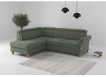 Ecksofa HOME AFFAIRE "Glendale, L-Form", jungle, B:247cm H:84cm T:193cm, 90% Polyester, 10% Polyamid, Sofas, Ecksofa, inkl. Kopfteilverstellung, wahlweise mit Vorziehsitz und Bettkasten