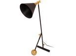 KAYOOM Tischleuchte "Tischlampe Celeste 225", gold (schwarz, gold), 1, H: 76cm, 1 Stk., Leuchten, hochmodern, wertig, Tischleuchte
