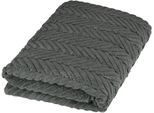 Duschtuch ROSS "Sensual 9001", grau (anthrazit), B:75cm L:140cm, Frottier, Obermaterial: 100% Baumwolle, Handtücher, Duschtuch, 100% Baumwolle