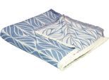 Wohndecke ADAM "Wave", blau, B:150cm L:210cm, Baumwolle, Wohndecken, Wohndecke, GOTS zertifiziert - aus Bio-Baumwolle, Kuscheldecke