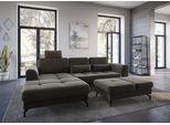 Ecksofa SIT & MORE "Bendigo L-Form", grau (anthrazit), B:284cm H:84cm T:175cm, Sofas, Ecksofa, inklusive Sitztiefenverstellung, Bodenfreiheit 12 cm, in 2 Fußfarben