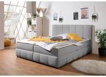 Boxbett OTTO HOME "Hartley inkl. Bettkasten und Topper, auch in Überlänge erhältlich", grau, B:192cm L:210cm, Komplettbetten, Boxbett, wahlweise mit Bonnell- oder TTFK-Matratze in H2, H3 o. H4 erhältlich