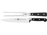 Messer-Set ZWILLING "Pro", silber (edelstahlfarben), Edelstahl 18/10, Kochmesser-Sets, Messer-Set, Edelstahl 18/10, aus einem Stück geschmiedet