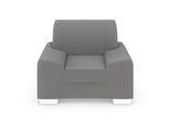 Sessel DOMO COLLECTION "Anzio", grau, B:114cm H:85cm T:93cm, Sessel, Sessel, wahlweise mit Federkern