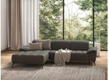 Ecksofa SIT & MORE "Cool L-Form", braun (schlamm), B:290cm H:79cm T:185cm, Sofas, Ecksofa, wahlweise mit Kopfteilverstellung und Vorziehsitz, motorisch