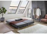 Boxbett "Nagoya", grau (anthrazit), B:180cm L:202cm, WESTFALIA SCHLAFKOMFORT, Komplettbetten, Boxbett, wählbar mit und ohne Topper, in H2, H3 und H4 erhältlich