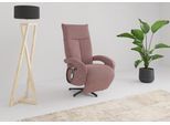 TV-Sessel SIT & MORE "TV Dance", lila (aubergine), B:74cm H:112cm T:82cm, 100% Polyester, Sessel, TV-Sessel, wahlweise manuell oder elektrischer Funktion mit Akku