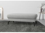 Hockerbank SIT & MORE "Cinturo", grau, B:131cm H:48cm T:67cm, Hocker, Hockerbank, mit Federkern, Sitzhöhe 48 cm