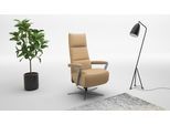 TV-Sessel SIT & MORE "Vario Comfort, inkl. Kopfteilverstellung & 360 Drehfunktion", cappuccino, B:70cm H:124cm T:85cm, Sessel, TV-Sessel, mit Herz-Waage-Funktion & 3 Motoren, Höhe der Armlehnen 60cm
