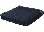 Duschtuch ROSS "Selection", blau (nachtblau), B:70cm L:140cm, Frottier, Obermaterial: 100% Baumwolle, Handtücher, Duschtuch, 100 % Bio-Baumwolle
