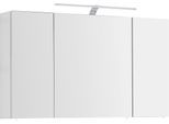 Spiegelschrank OPTIFIT "Bern", weiß, B:120cm H:74cm T:17,6cm, Holzwerkstoff, Schränke, Spiegelschrank