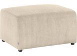 Hocker OTTO HOME "Alesund", beige, B:60cm H:47cm T:80cm, Cord (100% Polyester);Filzoptik (100% Polyester), Hocker, Hocker, als Einzelteil oder Teil des Modulsofas