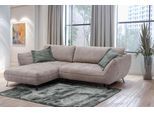 Ecksofa EXXPO - SOFA FASHION "Samoa, bequem&modern, mit Easy-Lift-Bettfunktion, Breite 282cm, L-Form", braun, B:282cm H:88cm T:187cm, Sofas, Ecksofa, Polsterecke inkl. Bettfunktion & Bettkasten. Komfortsitzhöhe 47cm