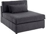 Sofa-Mittelelement OTTO HOME "Enid", schwarz, B:100cm H:75cm, Baumwollmix (60% Baumwolle/40% Leinen);Struktur fein (100% Polyester);Samtoptik (100% Polyester);Samtvelours (100% Polyester);Struktur (100% Polyester);Struktur recycelt (100% recyceltes Polyester), Polsterelemente, Sofa-Mittelelement, Teil eines Modulsofas, fester Sitzkomfort, auch in Breitcord