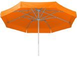 Marktschirm SCHNEIDER SCHIRME "Jumbo", orange, Obermaterial: 100% Polyester, Standschirme, Marktschirm, ØxH: 400x295 cm, Aluminium/Polyester